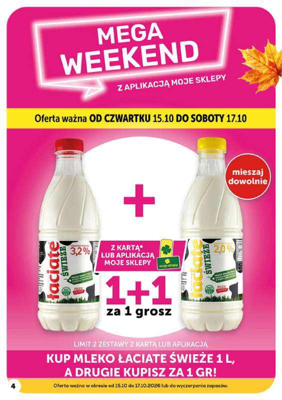 Euro Sklep - gazetka promocyjna Gazetka Market od czwartku 15.10 do środy 21.10 - strona 4