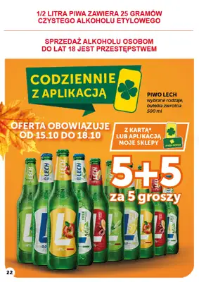 Euro Sklep - gazetka promocyjna Gazetka Market od czwartku 15.10 do środy 21.10 - strona 22