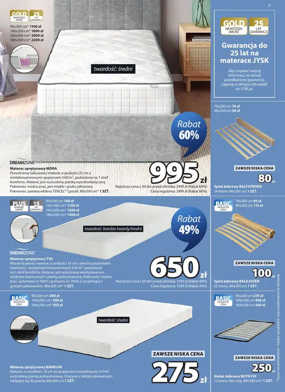 Jysk - gazetka promocyjna Świetna oferta dla domu od środy 21.10 do niedzieli 08.11 - strona 11