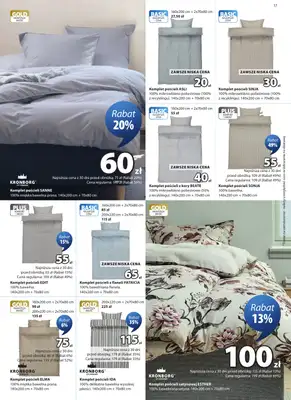 Jysk - gazetka promocyjna Świetna oferta dla domu od środy 21.10 do niedzieli 08.11 - strona 17