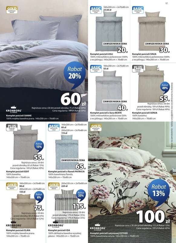 Jysk - gazetka promocyjna Świetna oferta dla domu od środy 21.10 do niedzieli 08.11 - strona 17