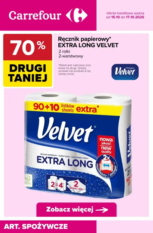 Carrefour - gazetka promocyjna Urodzinowe okazje! od czwartku 15.10 do soboty 17.10 - strona 3