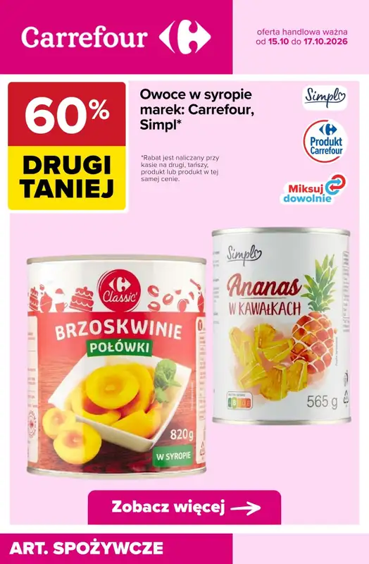 Carrefour - gazetka promocyjna Urodzinowe okazje! od czwartku 15.10 do soboty 17.10 - strona 9