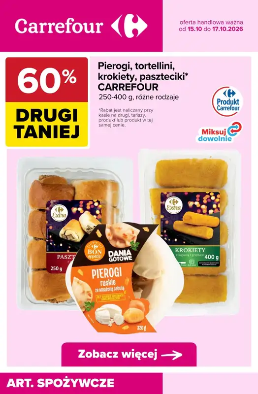 Carrefour - gazetka promocyjna Urodzinowe okazje! od czwartku 15.10 do soboty 17.10 - strona 5
