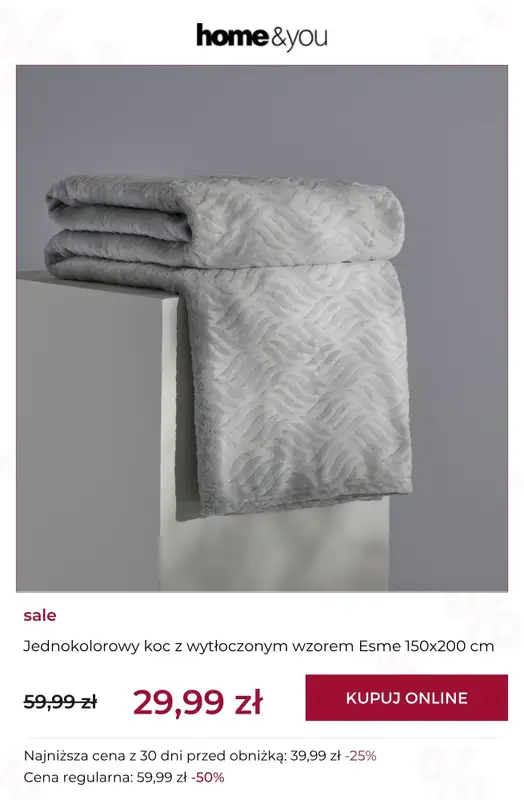 home&you - gazetka promocyjna Final SALE do -90% od środy 14.10 do środy 21.10 - strona 2