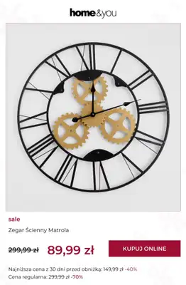 home&you - gazetka promocyjna Final SALE do -90% od środy 14.10 do środy 21.10 - strona 10