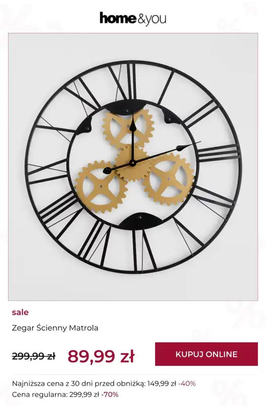 home&you - gazetka promocyjna Final SALE do -90% od środy 14.10 do środy 21.10 - strona 10
