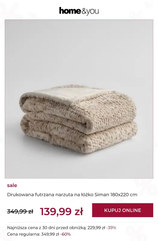 home&you - gazetka promocyjna Final SALE do -90% od środy 14.10 do środy 21.10 - strona 9