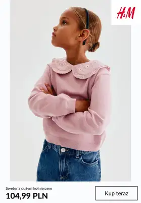 H&M - gazetka promocyjna Swetry dziecięce od 34,99 PLN od środy 14.10  - strona 8