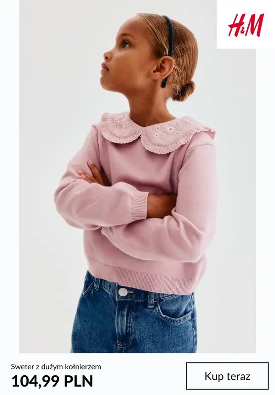 H&M - gazetka promocyjna Swetry dziecięce od 34,99 PLN od środy 14.10  - strona 8