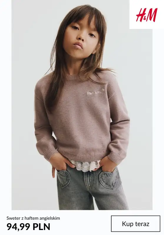H&M - gazetka promocyjna Swetry dziecięce od 34,99 PLN od środy 14.10  - strona 10