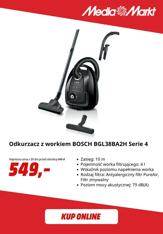 Media Markt - gazetka promocyjna Promocje na odkurzacze od środy 14.10 do niedzieli 25.10 - strona 5