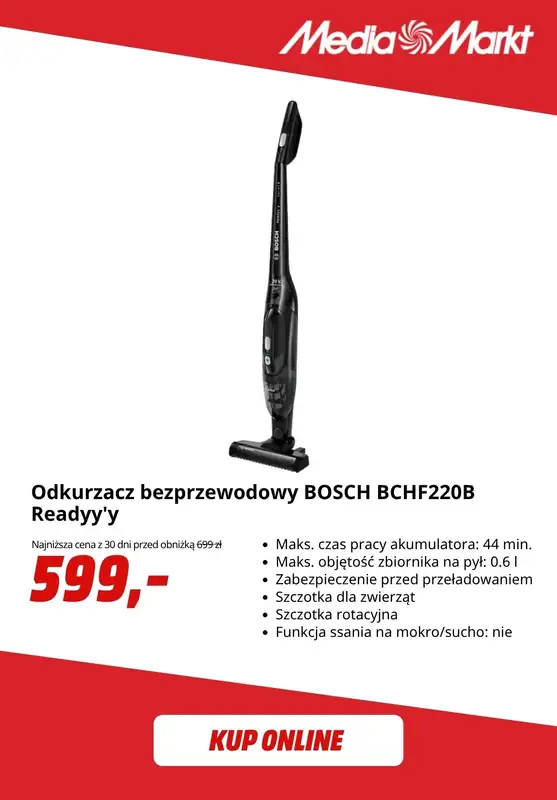 Media Markt - gazetka promocyjna Promocje na odkurzacze od środy 14.10 do niedzieli 25.10 - strona 2