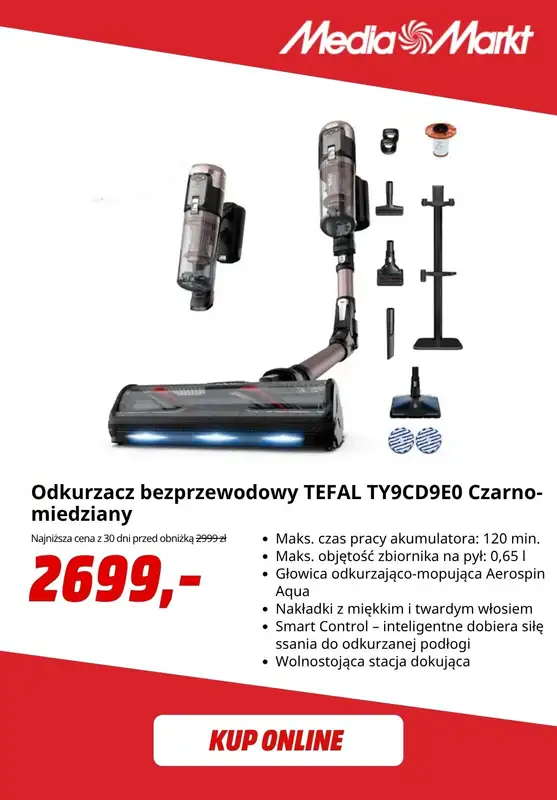Media Markt - gazetka promocyjna Promocje na odkurzacze od środy 14.10 do niedzieli 25.10 - strona 7