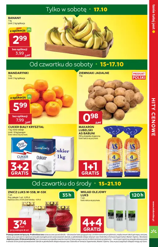 Stokrotka - gazetka promocyjna Gazetka Supermarket od czwartku 15.10 do środy 21.10 - strona 3