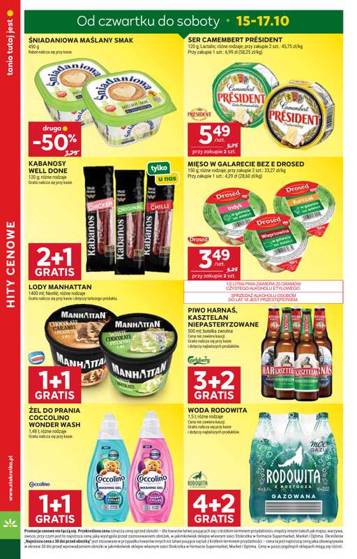 Stokrotka - gazetka promocyjna Gazetka Supermarket od czwartku 15.10 do środy 21.10 - strona 2