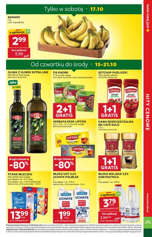 Stokrotka - gazetka promocyjna Gazetka Market od czwartku 15.10 do środy 21.10 - strona 3