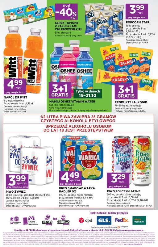Stokrotka - gazetka promocyjna Gazetka Express od czwartku 15.10 do środy 21.10 - strona 6