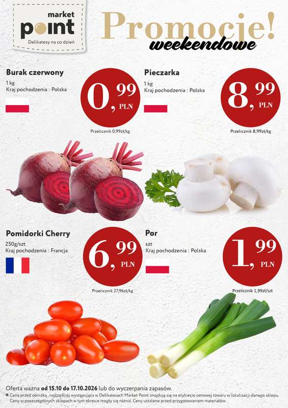 Market Point - gazetka promocyjna Promocje weekendowe od czwartku 15.10 do soboty 17.10 - strona 4