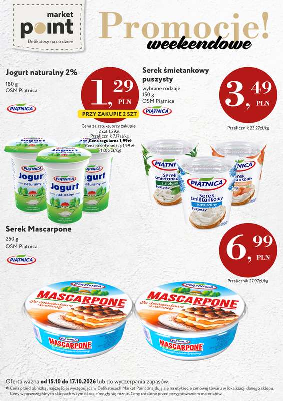 Market Point - gazetka promocyjna Promocje weekendowe od czwartku 15.10 do soboty 17.10 - strona 8