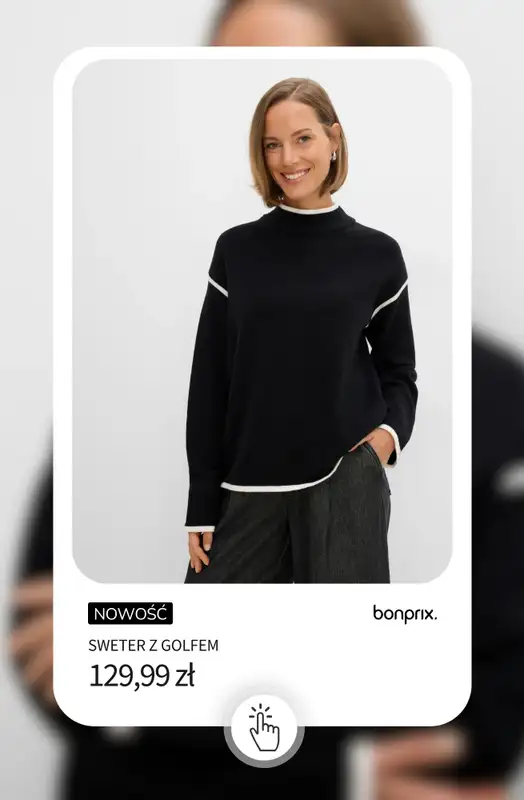 bonprix - gazetka promocyjna Swetry i kardigany damskie w supercenach! od środy 14.10 do wtorku 20.10 - strona 7