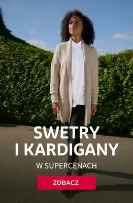bonprix - gazetka promocyjna Swetry i kardigany damskie w supercenach! od środy 14.10 do wtorku 20.10