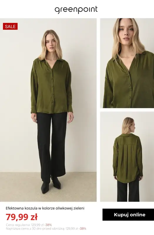 Greenpoint - gazetka promocyjna Bluzki w promocji – od 39,99 zł od czwartku 15.10  - strona 7