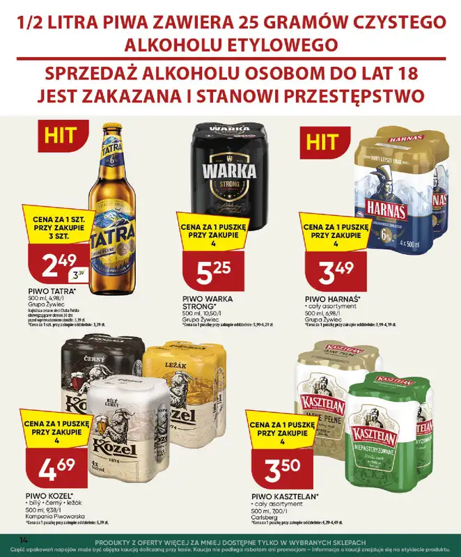 Chata Polska - gazetka promocyjna Gazetka 22-31.10 od czwartku 22.10 do soboty 31.10 - strona 14