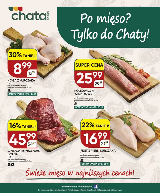 Chata Polska - gazetka promocyjna Gazetka 22-31.10 od czwartku 22.10 do soboty 31.10 - strona 24