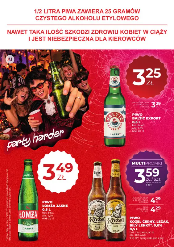 Duży Ben - gazetka promocyjna Gazetka piwna od czwartku 15.10 do środy 28.10 - strona 4