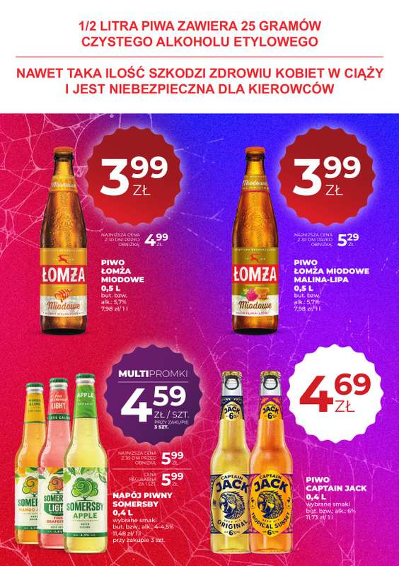 Duży Ben - gazetka promocyjna Gazetka piwna od czwartku 15.10 do środy 28.10 - strona 11
