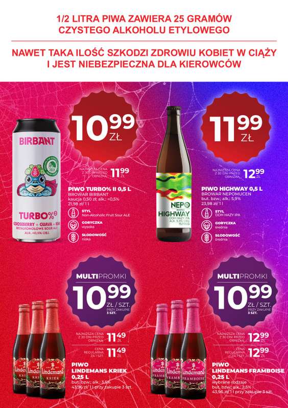 Duży Ben - gazetka promocyjna Gazetka piwna od czwartku 15.10 do środy 28.10 - strona 16