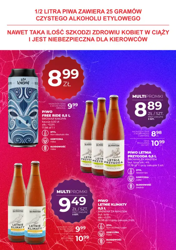 Duży Ben - gazetka promocyjna Gazetka piwna od czwartku 15.10 do środy 28.10 - strona 13
