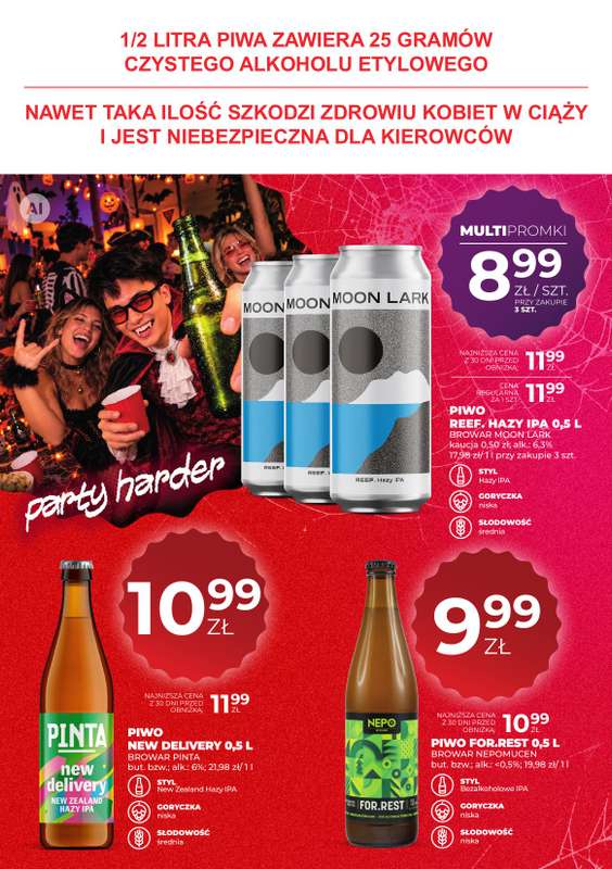Duży Ben - gazetka promocyjna Gazetka piwna od czwartku 15.10 do środy 28.10 - strona 14