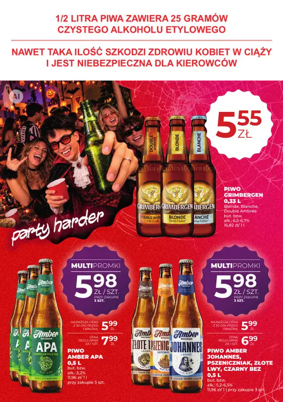 Duży Ben - gazetka promocyjna Gazetka piwna od czwartku 15.10 do środy 28.10 - strona 6