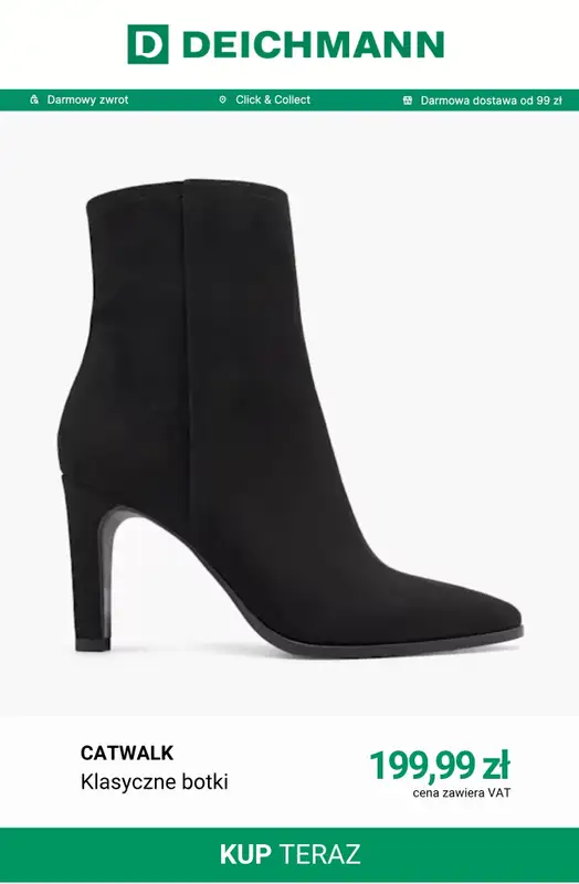 Deichmann - gazetka promocyjna Buty bo biura od czwartku 15.10  - strona 10