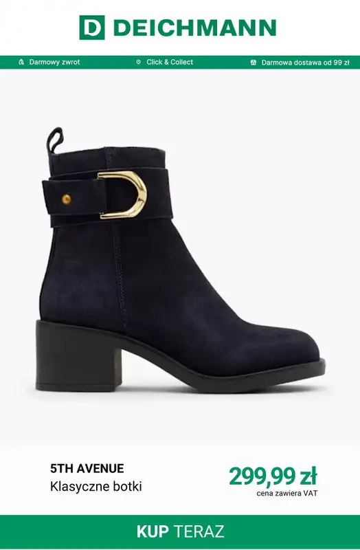 Deichmann - gazetka promocyjna Buty bo biura od czwartku 15.10  - strona 11