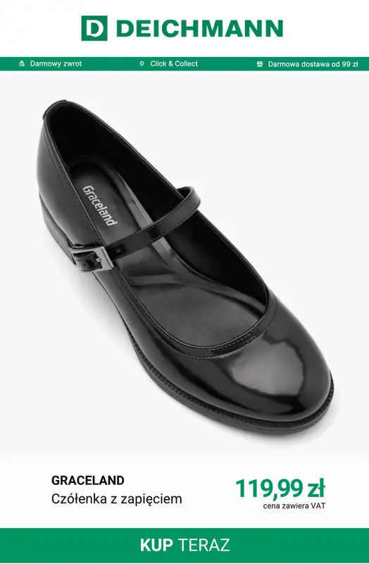 Deichmann - gazetka promocyjna Buty bo biura od czwartku 15.10  - strona 8