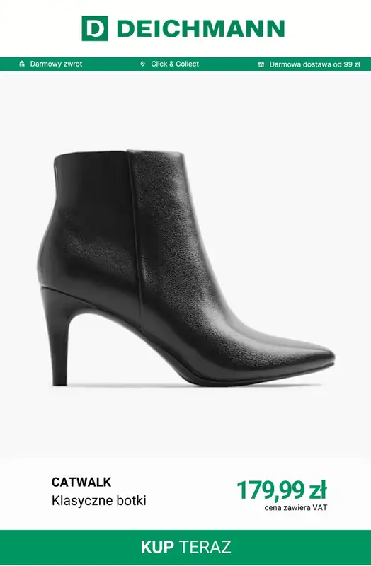 Deichmann - gazetka promocyjna Buty bo biura od czwartku 15.10  - strona 9