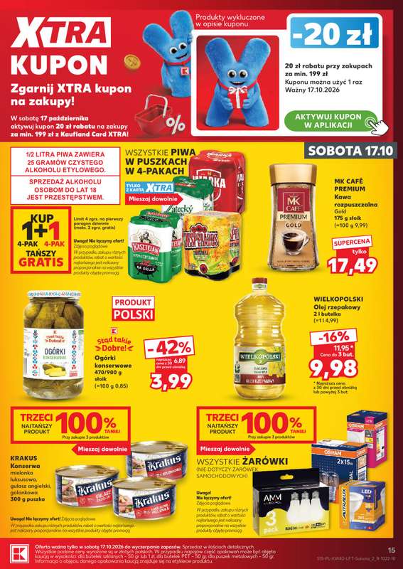 Kaufland - gazetka promocyjna Gazetka Tygodnia od czwartku 15.10 do środy 21.10 - strona 15