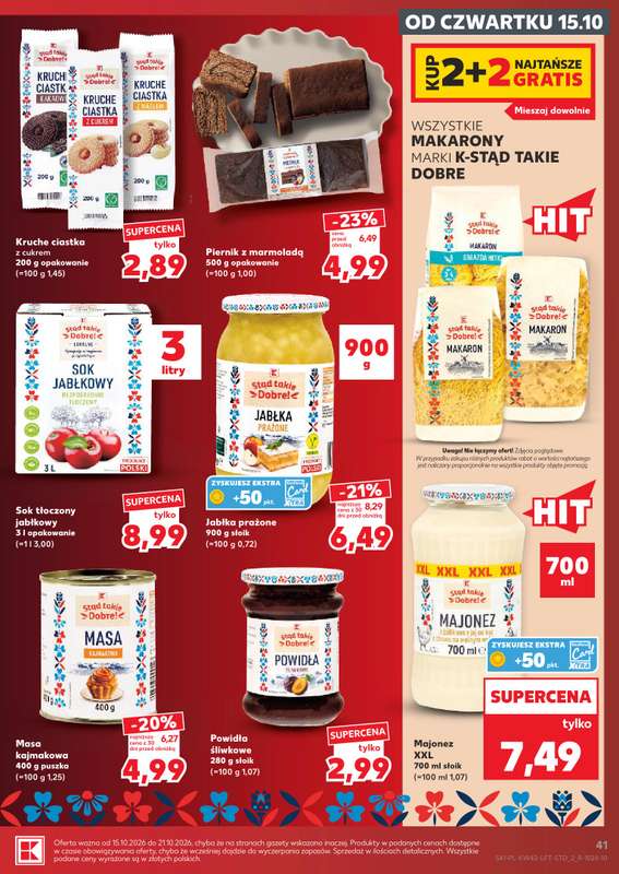 Kaufland - gazetka promocyjna Gazetka Tygodnia od czwartku 15.10 do środy 21.10 - strona 41