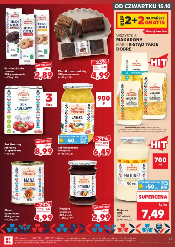 Kaufland - gazetka promocyjna Gazetka Tygodnia od czwartku 15.10 do środy 21.10 - strona 41