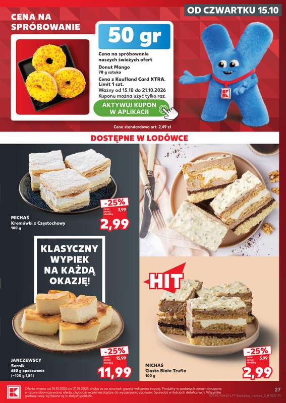 Kaufland - gazetka promocyjna Gazetka Tygodnia od czwartku 15.10 do środy 21.10 - strona 27