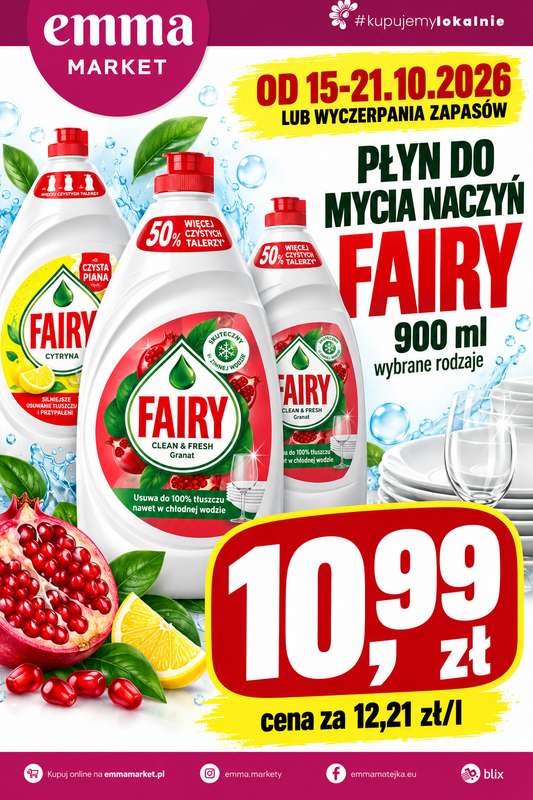 emma MARKET - gazetka promocyjna Plakaty promocyjne od czwartku 15.10 do środy 21.10