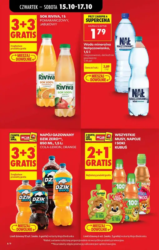 Biedronka - gazetka promocyjna Od czwartku od czwartku 15.10 do środy 21.10 - strona 8