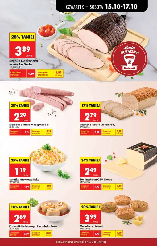 Biedronka - gazetka promocyjna Od czwartku, Z ladą tradycyjną od czwartku 15.10 do środy 21.10 - strona 23
