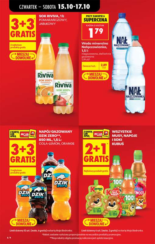 Biedronka - gazetka promocyjna Od czwartku od czwartku 15.10 do środy 21.10 - strona 8