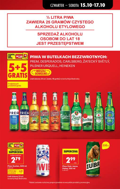 Biedronka - gazetka promocyjna Od czwartku od czwartku 15.10 do środy 21.10 - strona 9