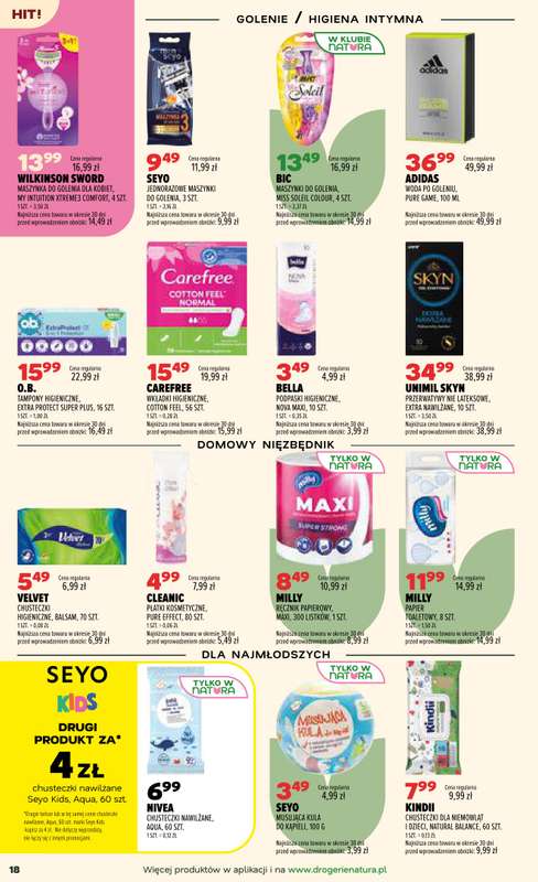 Drogerie Natura - gazetka promocyjna Gazetka od czwartku 15.10 do środy 21.10 - strona 18