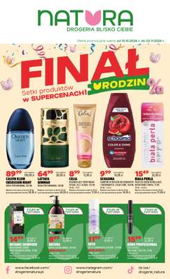 Drogerie Natura - gazetka promocyjna Gazetka od czwartku 15.10 do środy 21.10